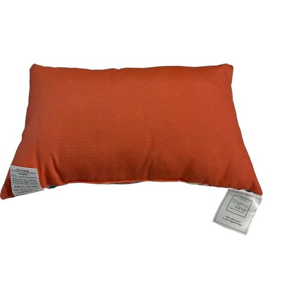 Sherry Kline Outdoor Throw Pillow Pink Floral Rectangle 13x20 Modern Patio - Picture 10 of 10